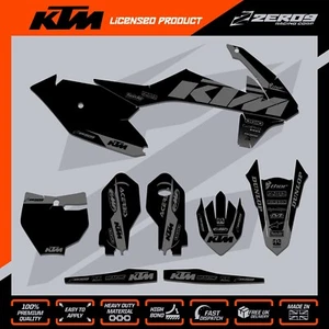 KTM 85 MOTOCROSS GRAPHICS MX GRAPHICS KIT DECALS STICKERS SX 85 BLOK BLK/GRY - Picture 1 of 3