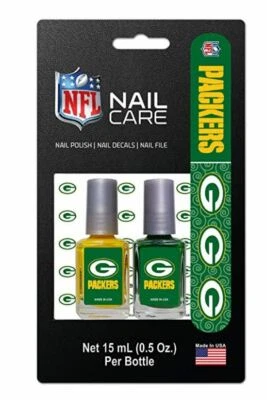 Worthy Promo Womens NFL 4-Piece Nail Care Set with Nail Decals File Polish - Image 1 of 3