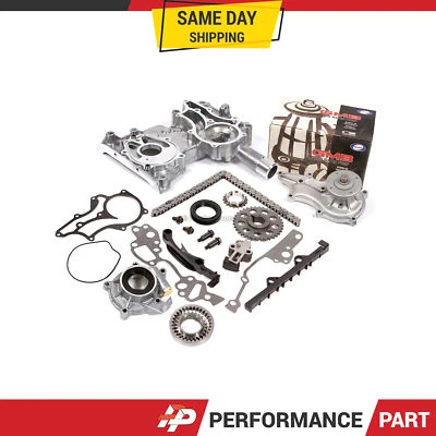 Bomba de agua de aceite de cadena de distribución para camioneta Toyota 85-95 4Runner 2.4 22RE Foto 1 de 4