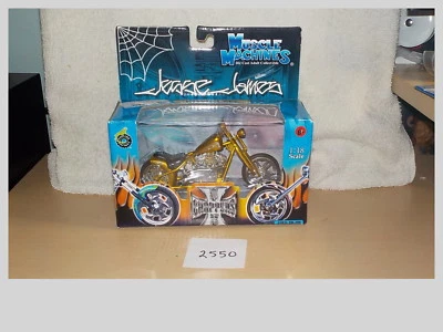 Muscle Machines 1/18 Jesse James West Coast Choppers JJ03-18-20 Cherry CFL Foto 1 de 3