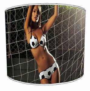 Sexy Ladies Football Lampshades, Ideal To Match Football Wallpaper & Wall Murals
