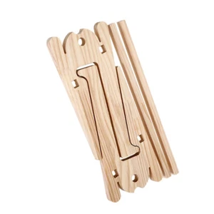Support De Refroidissement D'ordinateur Bois Pliant Pour Portable - Photo 1/12