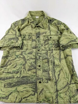 Vintage Chamois Backland Camouflage XL Shirt Hunting Short Sleeve - Image 1 of 4