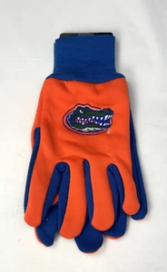 Florida Gators Gloves Work Utility Adult NCAA College Sports Stripes - Picture 1 of 2