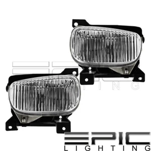 Clear Lens Fog Lights for 2000-2006 TOYOTA TUNDRA - Left Right Sides Pair - Picture 1 of 4