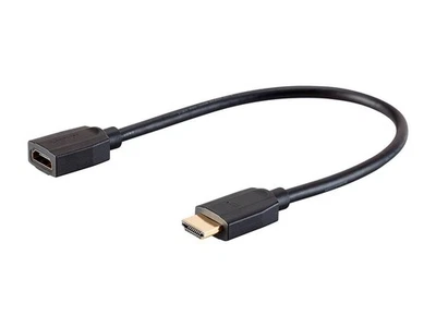 Cable de extensión HDMI de alta velocidad Monoprice - 1,5 pies - negro, 48 Gbps, 8K, HDR Foto 1 de 4