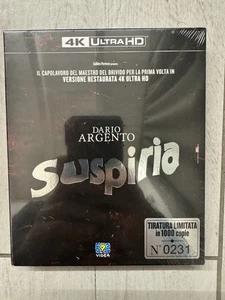 Suspiria 4K UHD Blu-ray Limited Edition 1000 Exemplare Sealed Selten Silber - Bild 1 von 4