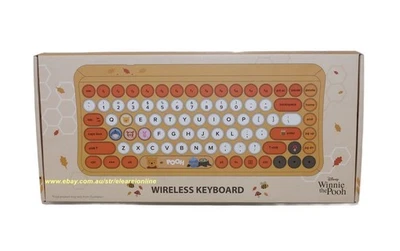 Winnie the Pooh Wireless Keyboard Disney Bluetooth Keyboard for PC Laptop Tablet - Image 1 of 4