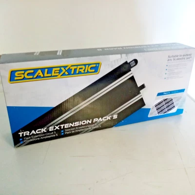 Paquete de extensión de pista Scalextric 5 - 8 x 350 mm rectas - C8554 Foto 1 de 4
