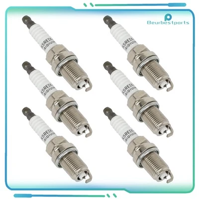 6Pcs Iridium Spark Plugs For 2002-2003 Chrysler Sebring Dodge Stratus 3.0L - Image 1 of 4
