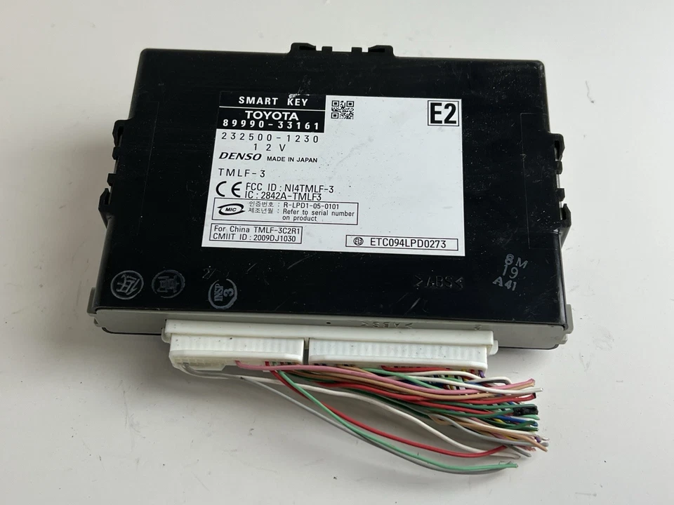 Módulo de control de llave inteligente con bloqueo de robo Lexus Es350 2011 89990-33161 OEM Foto 1 de 4