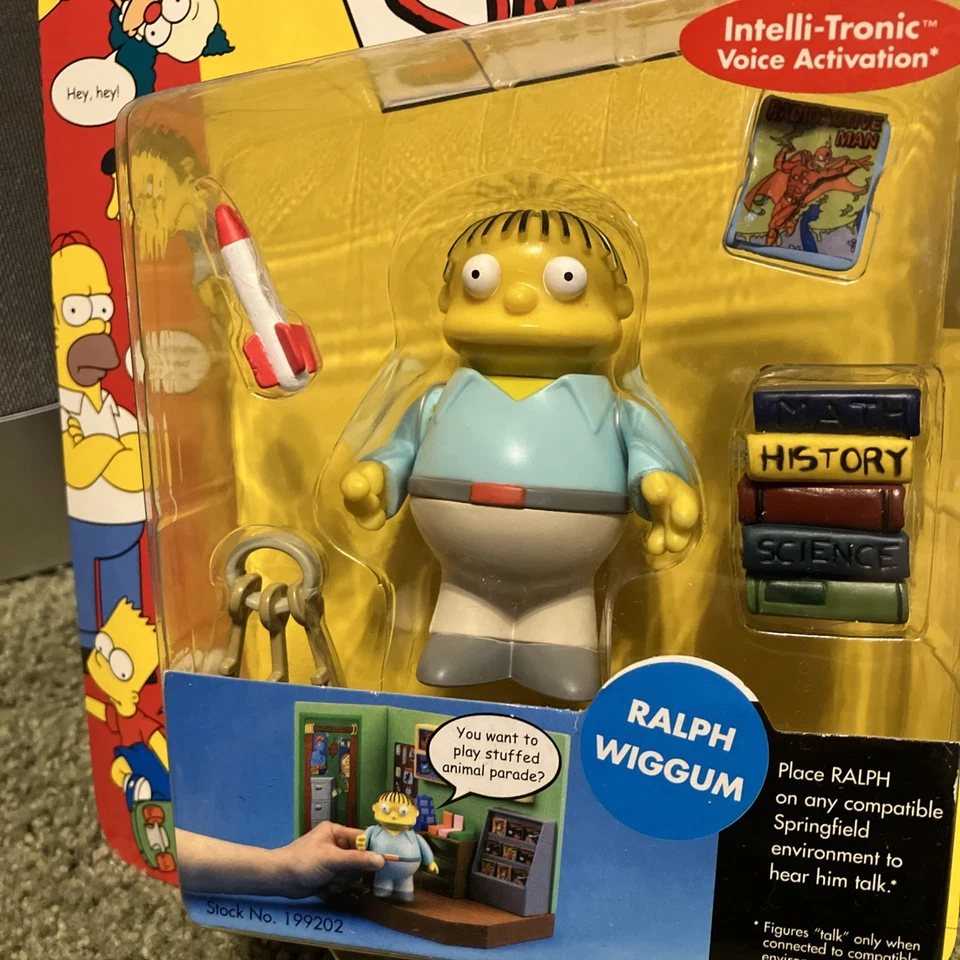 Figura interactiva Ralph Wiggum serie 4 de Los Simpson World of Springfield Foto 1 de 1
