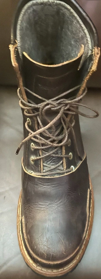 Timberland Boot Company Botas Traseras Vintage Cuero Marrón, Hombre Talla 10 Foto 1 de 4