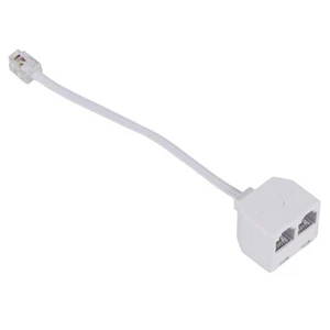 RJ11 6P4C rozdzielacz telefoniczny 1 męski 2 żeński - E5G31709 - Zdjęcie 1 z 3