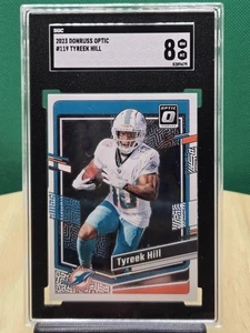 2023 Panini Donruss Optic #119 Tyreek Hill Miami Dolphins NFL Graded SGC 8 🔥🏈 - Bild 1 von 2