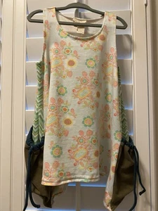 Matilda Jane Hello Lovely Caught In A Breeze Tunic Top Size 6 Free Shipping - Picture 1 of 4