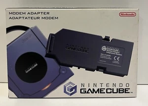 MODEM ADAPTER DOL-012 EUR GAMECUBE ORIGINAL OFFICIAL NINTENDO - NUOVO NEW - RARE - Picture 1 of 12