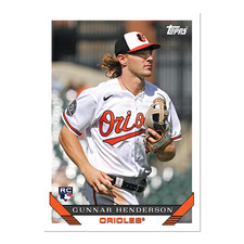 Gunnar Henderson 2023 Topps Throwback Thursday #32 TBT Set 11 Orioles PR1880