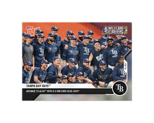 Tampa Bay Rays - MLB TOPPS NOW Card 336 - moves on postseason 2020 rays AL