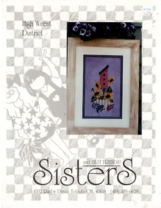 Sisters & Best Friends "High Wrent District" Birdhouse / Sunflowers Cross Stitch - Picture 1 of 2
