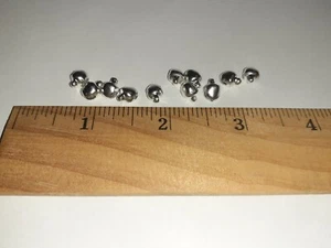 10PCs Silver Bell Noise Jewelry Earring Necklace Jingle Charm Crafts USA SHIP - Picture 1 of 13