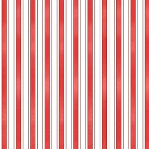 Back Porch Celebration red and white stripe- Maywood 9387-R~ By the yard - Picture 1 of 1