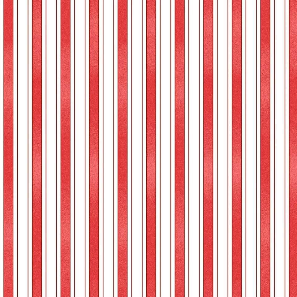 Back Porch Celebration red and white stripe- Maywood 9387-R~ By the yard - Image 1 of 1