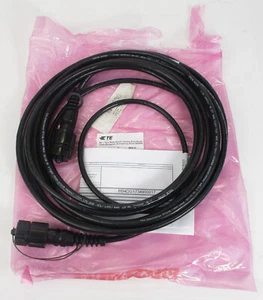 TE Connectivity 2064915-8 OM3 2 Fibre Breakout Câble LC Duplex ODVA - Photo 1/2
