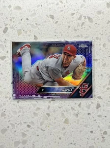 2016 Topps Chrome Michael Wacha Purple Refractor St Louis Cardinals  /275 - Picture 1 of 1