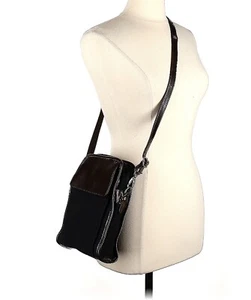 Wilsons Leather Women Black Crossbody Bag Purse One Size - Picture 1 of 5