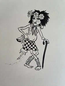 Anthony E Honahnie Hopi Art Native American Illustration Print 10" X 8" NEED MAT - Bild 1 von 5