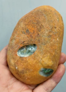 422 g rara roca de jadeíta - corte crudo áspero forma natural - A Tyte - muestra de jade - Imagen 1 de 14