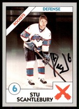 1993-94 Tacoma Rockets WHL Stu Scantlebury IP Signed Auto Tacoma Rockets #6