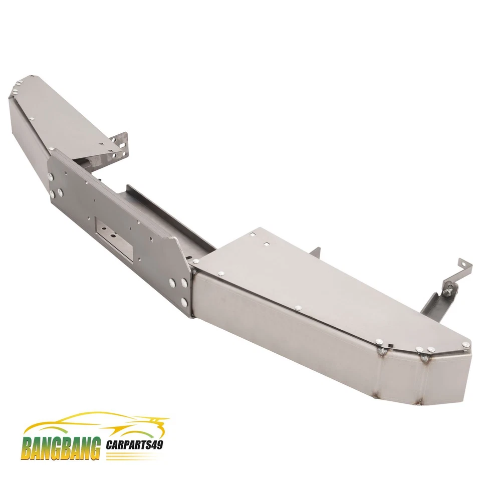 Conjunto de parachoques delantero acero crudo para Ford Bronco/F250/F350/Hi-boy 1967-1979 Foto 1 de 4