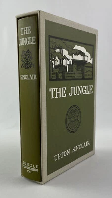 The Jungle, Upton Sinclair, 1906, First Edition Library Facsimile, HC, Slipcase - Image 1 of 4