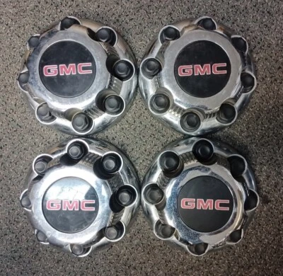 Calotas centrais cromadas GMC Sierra Suburban Yukon XL 2001-2010 USADAS 5075 5079 - Imagem 1 de 4