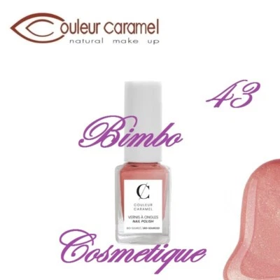 COULEUR CARAMEL Nagellack Nagel- Bio 43 - Rose Beti Perlglanz 11ML - Bild 1 von 2