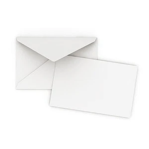 BUSTE E BIGLIETTI DA VISITA BIANCO 200/200 F.TO 7x11 cm - Foto 1 di 1