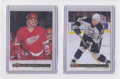2020-21 UPPER DECK SP SIGNATURE EDITION UD CANVAS LEGENDS INSERT -DROP DOWN LIST - Image 1 of 4