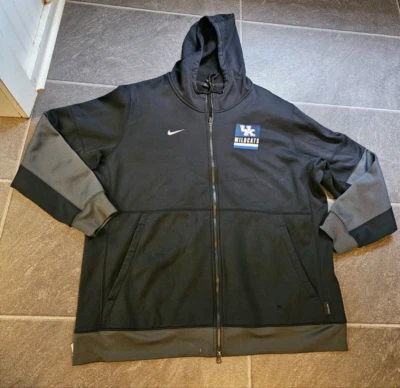 NIKE KENTUCKY WILDCATS FOOTBALL TEAM ISSUED FULL ZIP HOODIE MEN'S SZ 3XL - Image 1 of 4