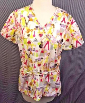 Scrubs Scrub Womens MEDGEAR FASHION SHOPPING Models Hip Medical Nurse Dental M - Image 1 of 4