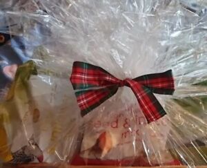 DIY Make Your Own Hamper Wicker Gift Basket Box Kit with Shred+Cellophane+Bow 