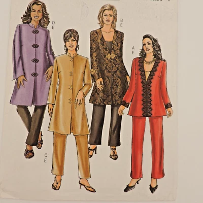 Butterick B4942 Miss Pluss Jacket/Pull on Pants SZ 18W - 32W B: 40 - 54" Uncut - Image 1 of 4