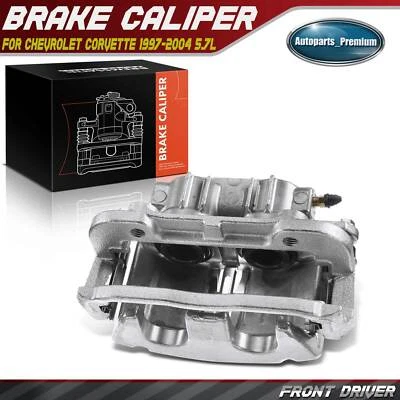 Disc Brake Caliper with Bracket for Chevrolet Corvette 1997-2004 5.7L Front Left - Image 1 of 4