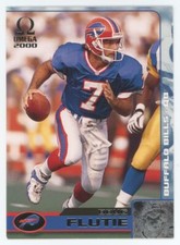 2000 Pacific Omega Platinum Blue Doug Flutie  Buffalo Bills #15