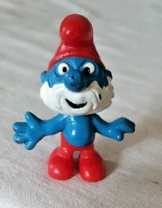 Vintage Schleich Peyo Papa Smurf 1979 #20001 - Picture 1 of 5