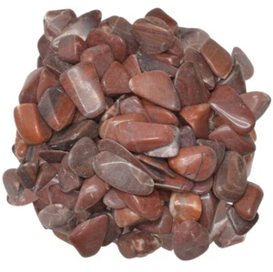 Piedras caídas de dolomita a rayas rojas de 1/2 lb - Grado 1 - XSmall - 0,5" a 1" - Imagen 1 de 3