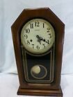 Vintage Dorset 31 Day Striking Wall Clock Mantel Shelf Clock Winding Wood $2600