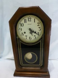 Reloj de pared vintage Dorset 31 días llamativo abrigo reloj de madera bobinado $2600 - Imagen 1 de 12