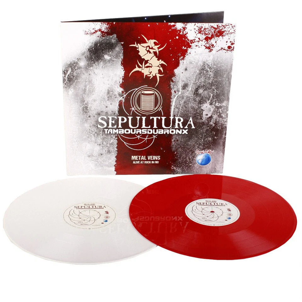 SEPULTURA - Metal Veins - Alive at Rock in Rio - 2LP - Red - White - Bild 1 von 1